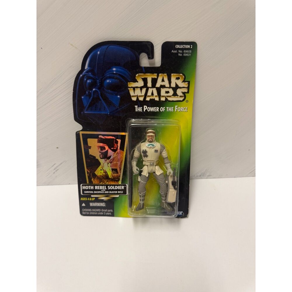 Vintage Star Wars Hoth Rebel Soldier 1996 Kenner POTF Sealed Collectible